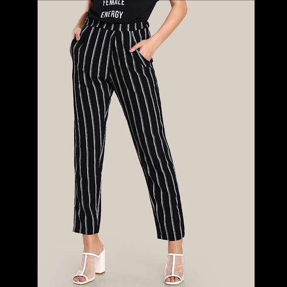 shein striped pants